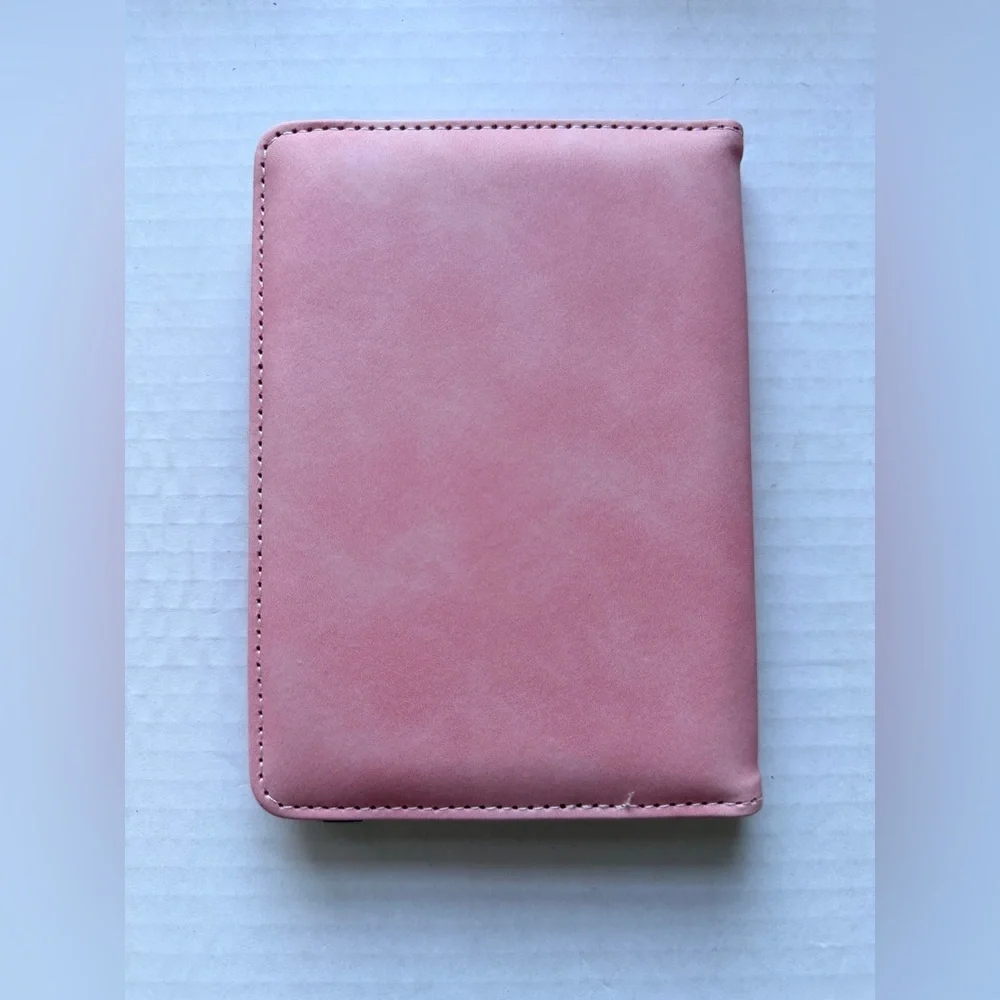Passport Travel Wallet w/RFID Anti-Theft Passport Case Pink, Aqua, Gray or Blue